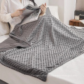 60*80 Anxiety Relief Insomnia Therapy Fleece Microfiber Weighted Blanket Cover